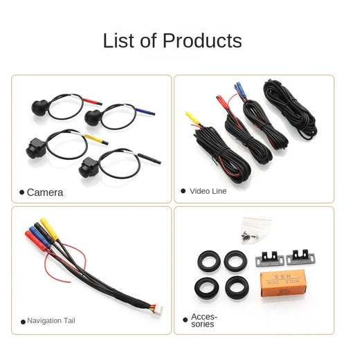 360 panoramic camera suite 360 Android navigation camera 3D panoramic image reversing camera universal.